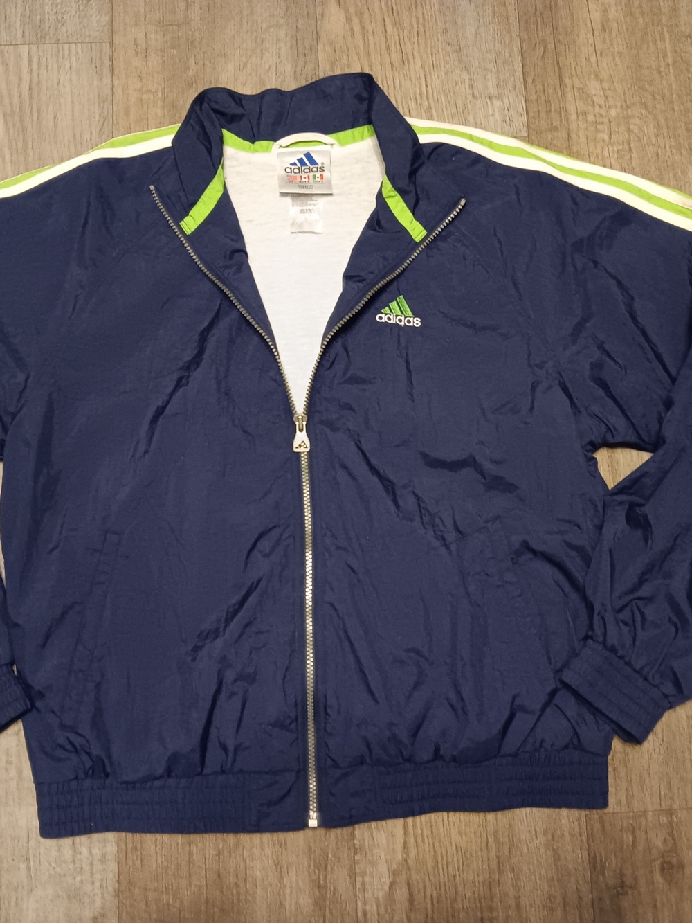 Vintage 90s Adidas Windbreaker Jacket Size Large